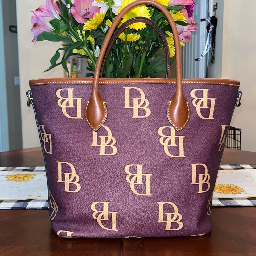 Almost new authentic Dooney & Bourke monogram tote